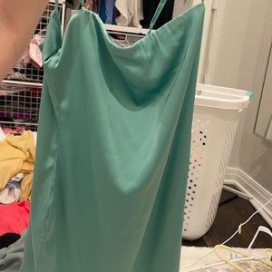 OH POLLY teal dress with tags